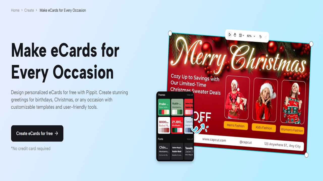 Creating Amazing Electronic Cards Through Pippit AI Without Any Design Experience